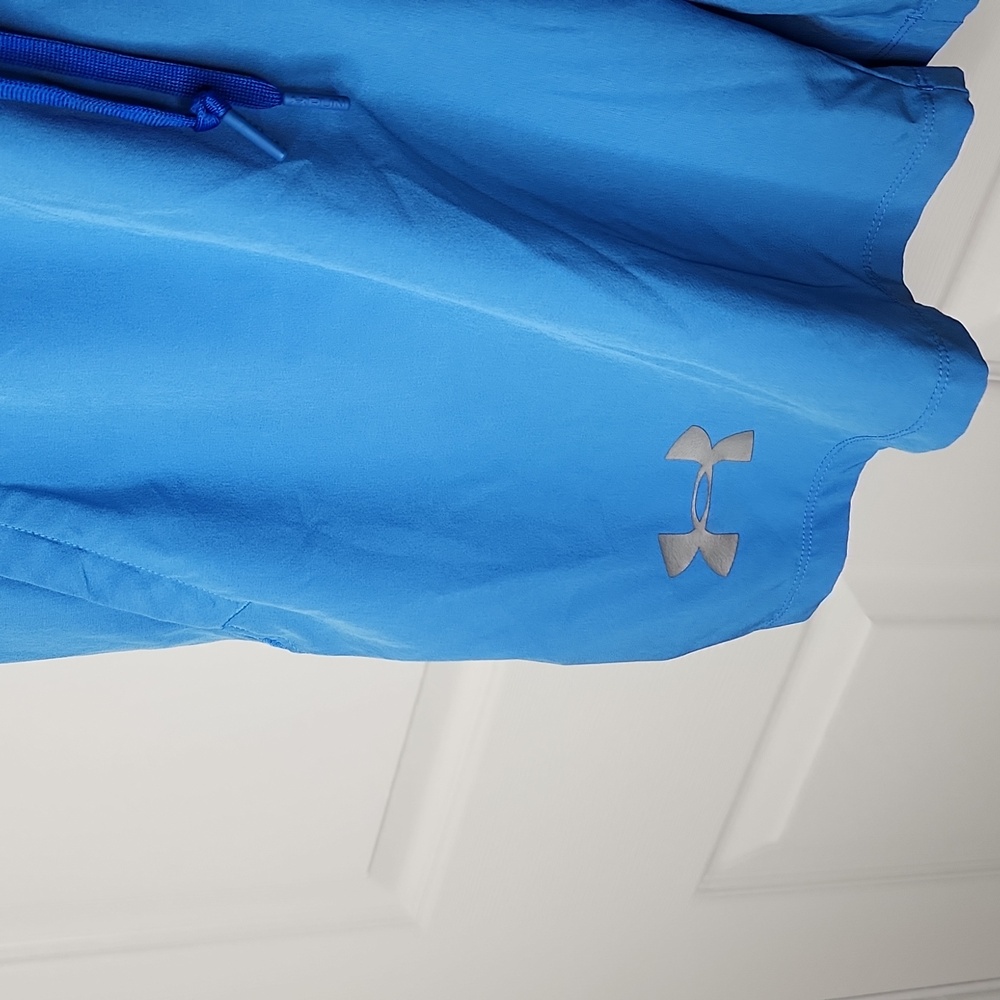 Mens Under Armour heat gear speed pocket running shorts blue size medium - Picture 8 of 8